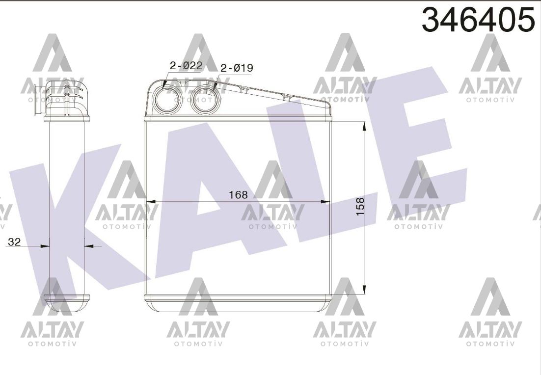 Renault Modus Kalorifer Radyatörü Radyatör Iıı OEM 7701208766 Renault Modus Kalorifer Radyatörü Radyatör Iıı OEM 7701208766